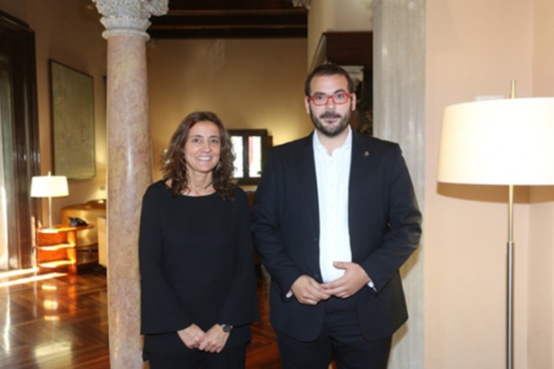 David Bote i presidenta Diputació