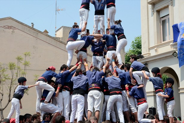 El 3 de 9 dels Capgrossos a Vilassar