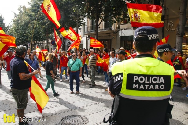 Manifestants d'extrema dreta