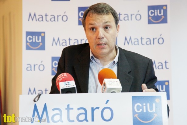 El portaveu de CiU, Marcel Martínez