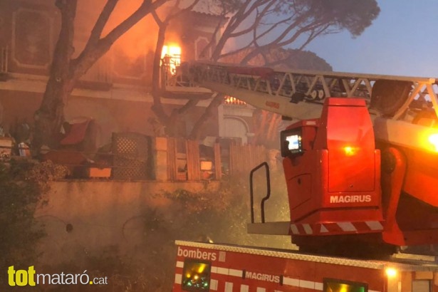 Incendi a Llavaneres