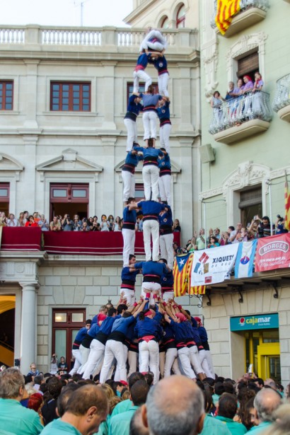 3 de 9 amb folre dels Capgrossos a Reus