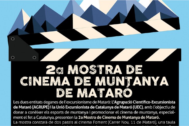 Cinema 2017/2018, cartell cinema de muntanya