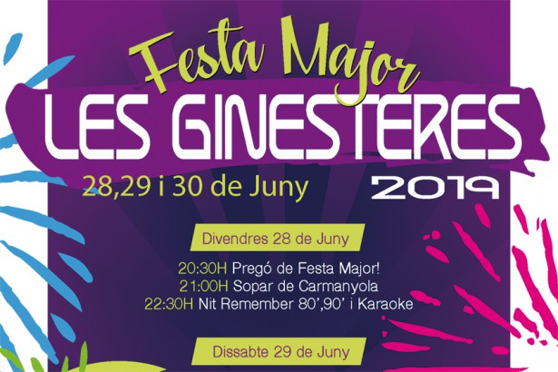 Argentona 2014/2019, festa major ginesteres