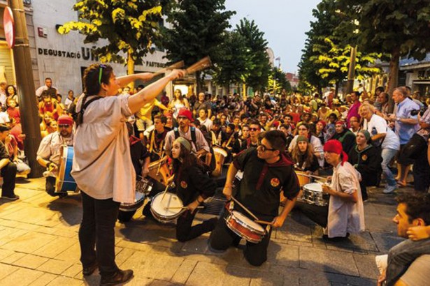 Les Santes 2019, Pujada - ruixada