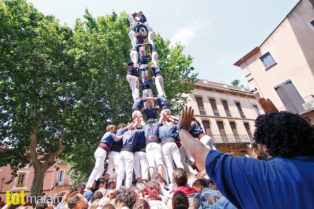 Capgrossos de Mataró,  castellers actuacio diumenge